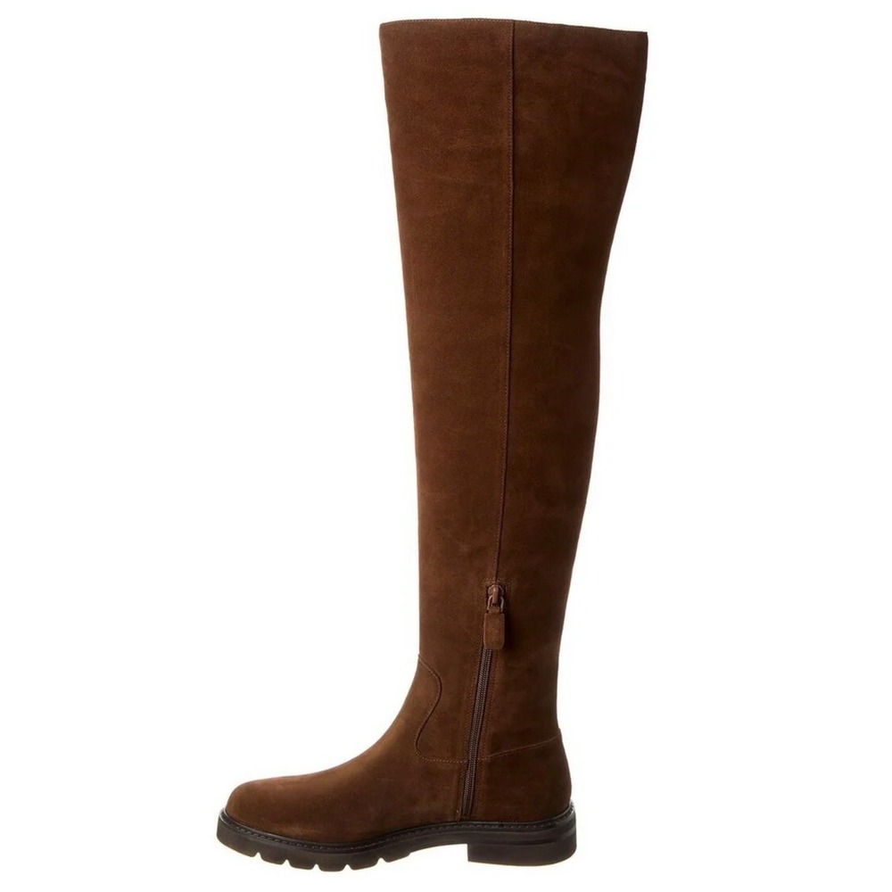Stuart Weitzman Chicago Over The Knee Boots Espresso Suede Women's 9 NWT Luxury